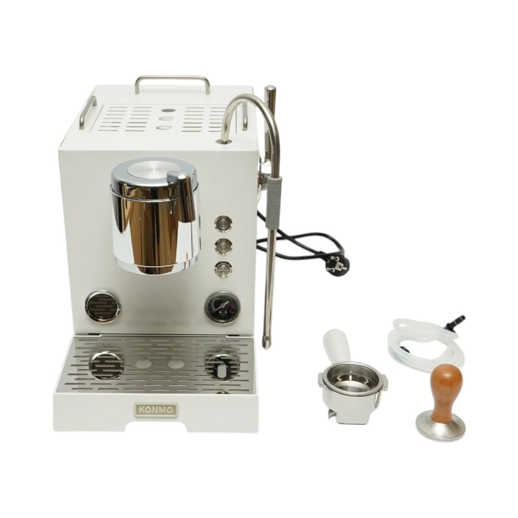 Espressor semi-automat profesional cafea boabe cu rasnita integrata 2950W, 220V, grup dublu, sistem spumare lapte, presiune 20 bar, rezervor apa 3.5L, conexiune apa retea