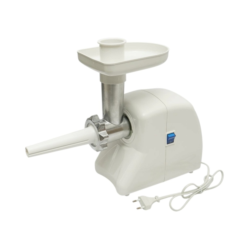 Masina de tocat carne electrica 2000W, 220V, cutit inox, adaptor carnati, 2 site inox 5mm si 7mm incluse