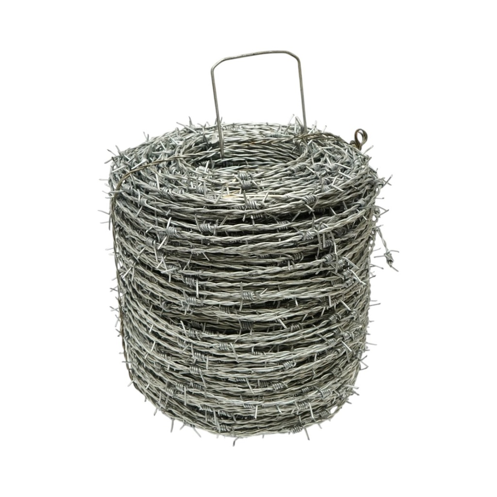 Rola sarma ghimpata zincata dubla 250m, diametru 1.8mm, distanta ghimpi 11-14cm pentru garduri si imprejmuiri