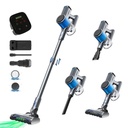 Aspirator vertical fara fir 200W, putere aspirare 30 kPa, baterie 2000mAh, recipient praf 600ml, 3 moduri de aspirare, ecran tactil LED, motor brushless, perie iluminata LED