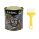 Vopsea email anticoroziva 3 in 1 verde John Deere pentru metal 750g, direct pe rugina, pe baza de apa