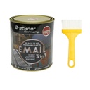 Vopsea email anticoroziva 3 in 1 portocaliu 2107 Amazone 750g pentru metal, direct pe rugina, pe baza de apa