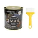 Vopsea email anticoroziva 3 in 1 alb 10 pentru metal 750g, direct pe rugina, pe baza de apa
