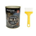 Vopsea email anticoroziva 3 in 1 rosu RAL 2002 pentru metal 2kg, direct pe rugina, pe baza de apa