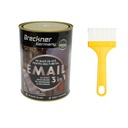 Vopsea email anticoroziva 3 in 1 verde 6016 pentru metal 2kg, direct pe rugina, pe baza de apa