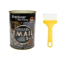 Vopsea email anticoroziva 3 in 1 rosu 250 pentru metal 2kg, direct pe rugina, pe baza de apa