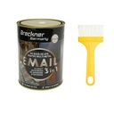 Vopsea email anticoroziva 3 in 1 alb 10 pentru metal 2kg, direct pe rugina, pe baza de apa
