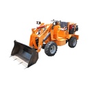 Mini incarcator frontal articulat 4x4, motor diesel 32CP, capacitate ridicare 500kg, latime cupa 1000mm