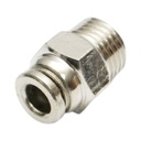 Mufa rapida dreapta metalica 6mm filet exterior 1/4 inch