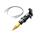 Despicator lemne conic hidraulic pentru mini excavator 0.8-2.5 tone