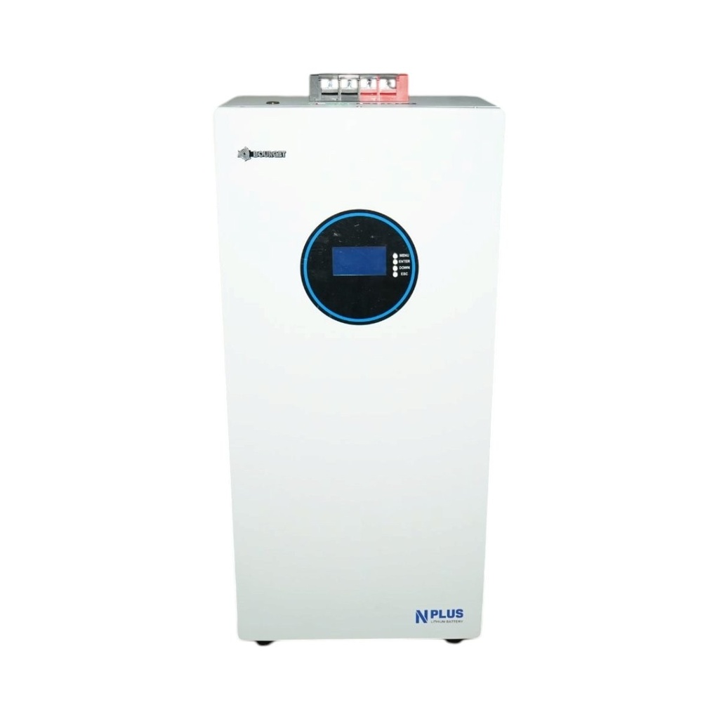 Baterie LiFePO4 16.1kWh, 51.2V, 314Ah cu BMS, deep cycle, display LCD, conexiune in paralel 800x380x250mm IP54 Bourget