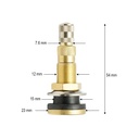 Valva agricola tubeless alama 54mm TR618A