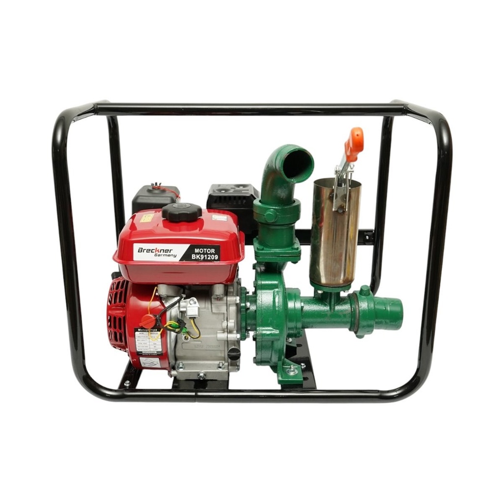 Motopompa apa pe benzina 7.5CP, 4T 212cc, 3 toli, debit 60m3/h, amorsare manuala, adancime aspiratie 8m, inaltime pompare 30m