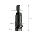 Valva roata tubeless neagra 54mm compatibila senzor TPMS-01