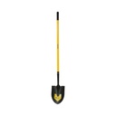 Lopata otel cu varf ascutit tip cazma 220x290x1500mm, coada din fibra de sticla Crownman
