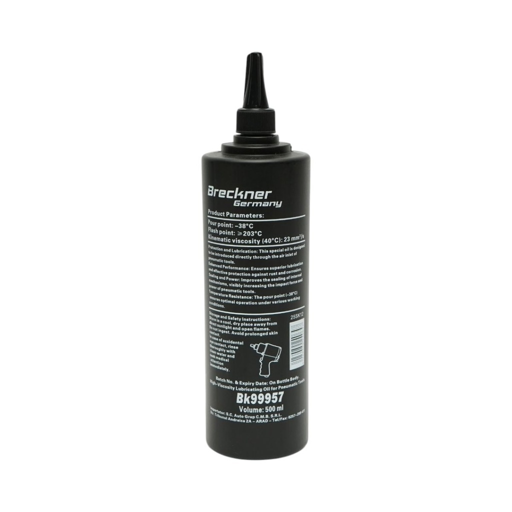 Ulei special cu vascozitate ridicata pentru scule pneumatice cu impact galben 500ml
