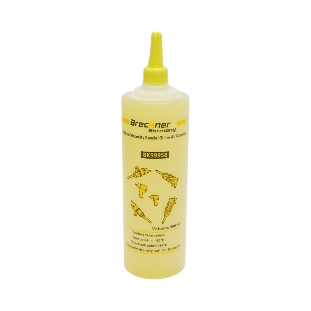 Ulei special cu vascozitate medie pentru scule pneumatice cu impact galben 500ml