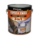Vopsea email anticoroziva 3 in 1 gri 7001 pe baza de solvent 3.5L, direct pe rugina, interior si exterior