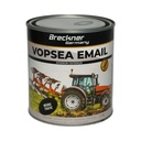 Vopsea email anticoroziva 3 in 1 negru trafic 1K pe baza de solvent 1L, direct pe rugina, interior si exterior