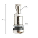 Valva roata tubeless 45mm alama TR413 cromata MS525AL
