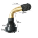 Valva roata tubeless 90 grade PVR50 pentru motociclete, scutere si trotinete