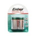 Baterie alcalina C 1.5V LR14 AM2 2 buc/set Entop