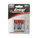 Baterie zinc-carbon AAA 1.5V R03P UM-4 4 buc/set Super Heavy Duty EnergyMax Entop