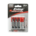 Baterie zinc-carbon AA 1.5V R6P UM-3 4 buc/set Super Heavy Duty EnergyMax Entop