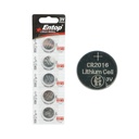 Baterie litiu CR2016 3V tip pastila 5 buc/set Entop