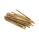 Surub montaj usi-ferestre 7.5x132mm, torx TX30, otel zincat galben 100 buc/cutie