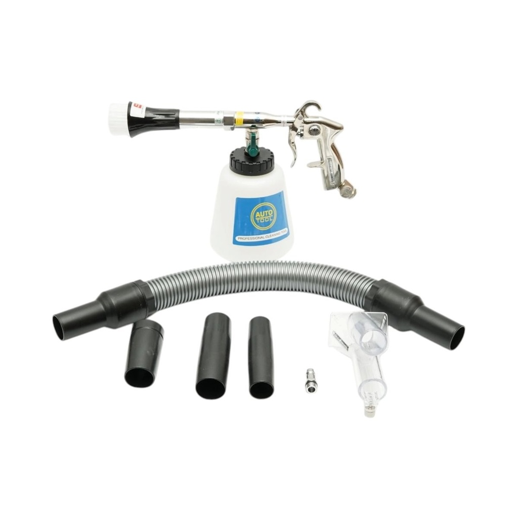 Pistol pneumatic curatare tapiterie interior Tornador profesional cu adaptor vacuum 1L