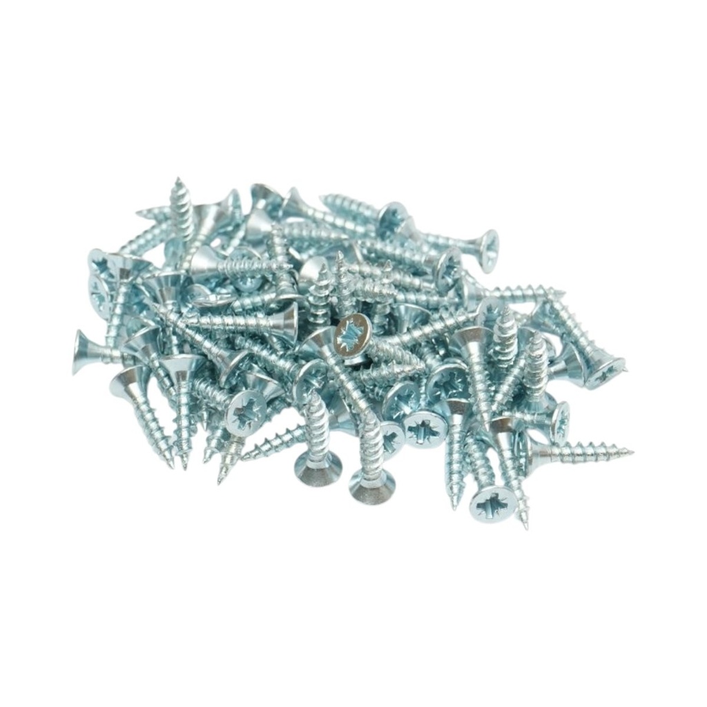 Surub lemn autofiletant 3.5x17mm, cap inecat PZ2, otel zincat 1000 buc/cutie