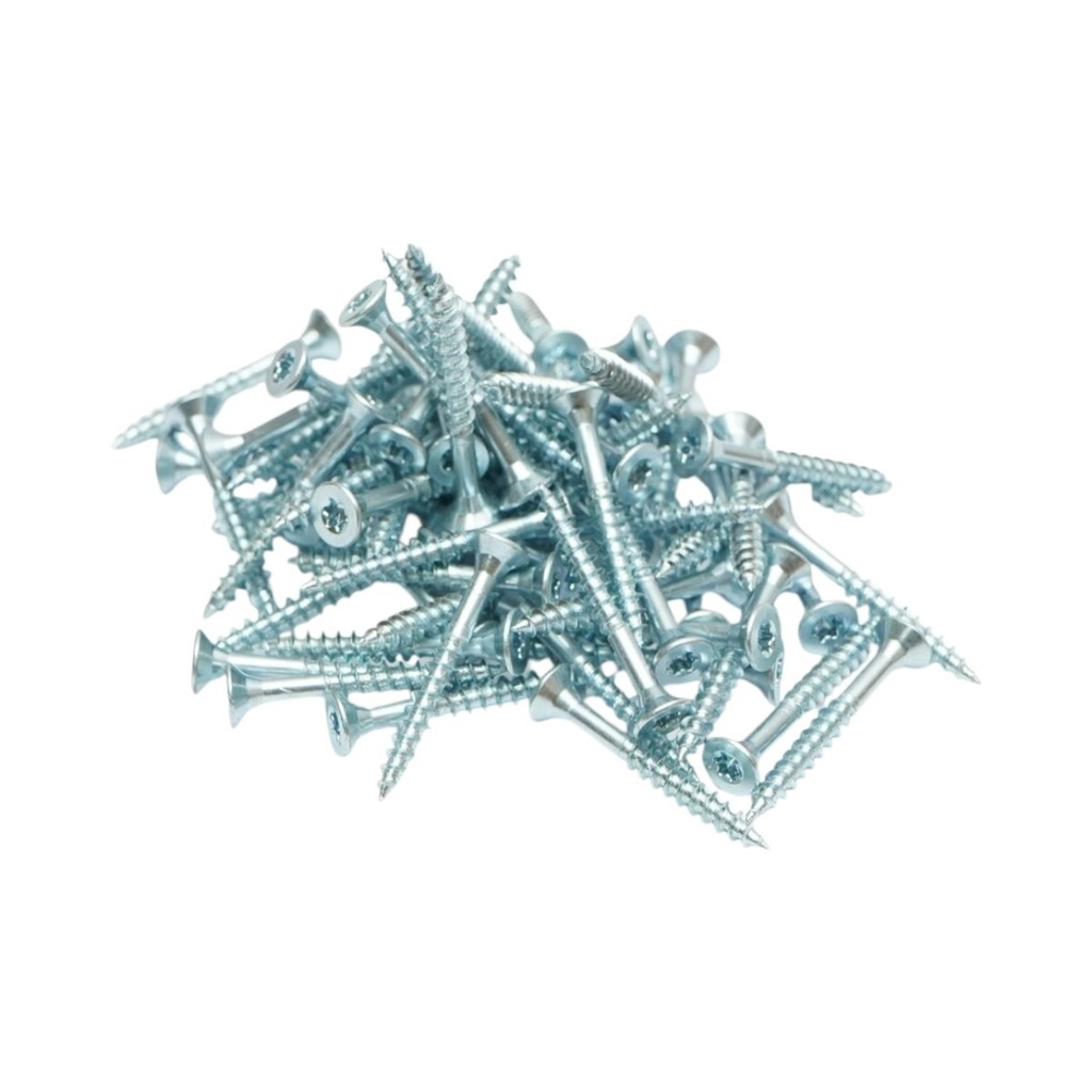 Surub lemn autofiletant 3.5x30mm, cap inecat torx TX15, otel zincat 1000 buc/cutie