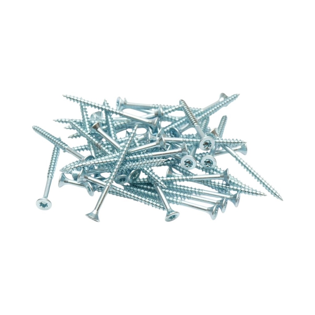 Surub lemn autofiletant 4x50mm, cap inecat torx TX20, otel zincat 500 buc/cutie