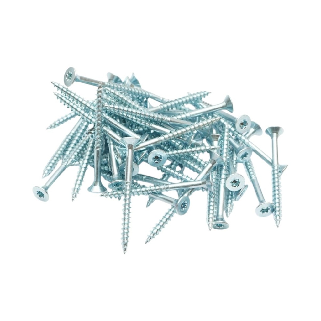 Surub lemn autofiletant 4.5x50mm, cap inecat torx TX20, otel zincat 500 buc/cutie