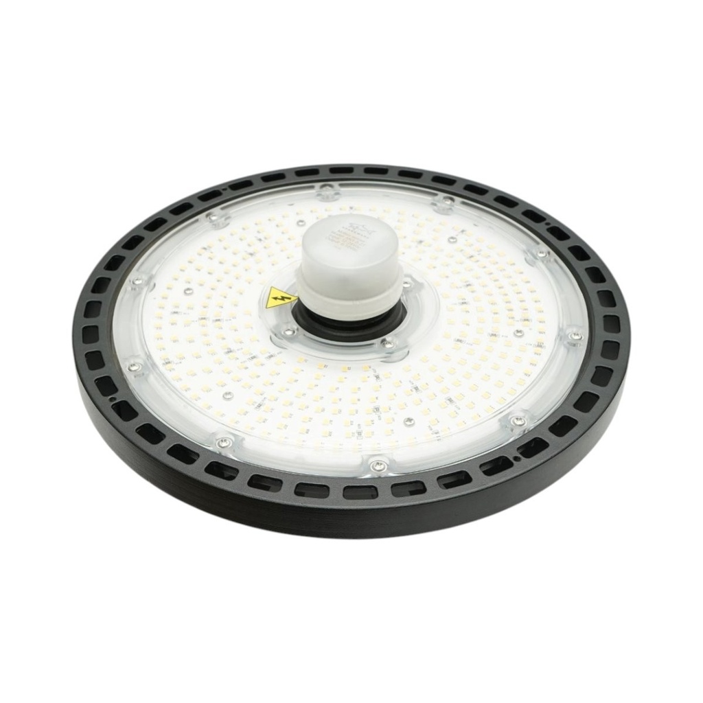 Lampa industriala LED High-Bay 150W, 220V, 5000K, 22500lm, senzor de miscare cu microunde pentru hale, depozite 265x86mm