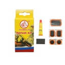 Set 5 petice vulcanizare anvelope si camere de aer 24x35mm, 25mm, 32x50mm + hartie abraziva + 1 tub adeziv 8ml