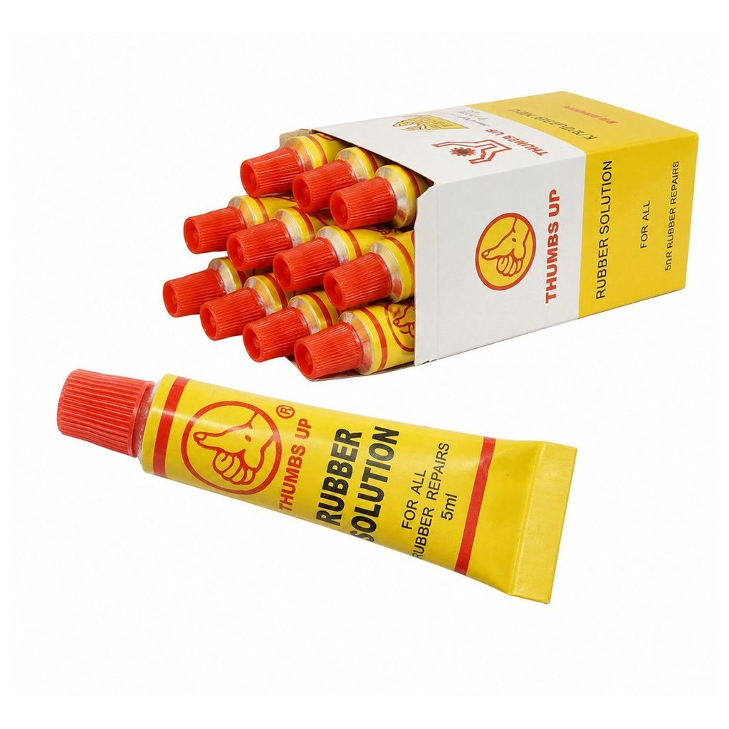 Tub adeziv vulcanizare la rece pentru petice anvelope si camere de aer 5ml 12 buc/cutie