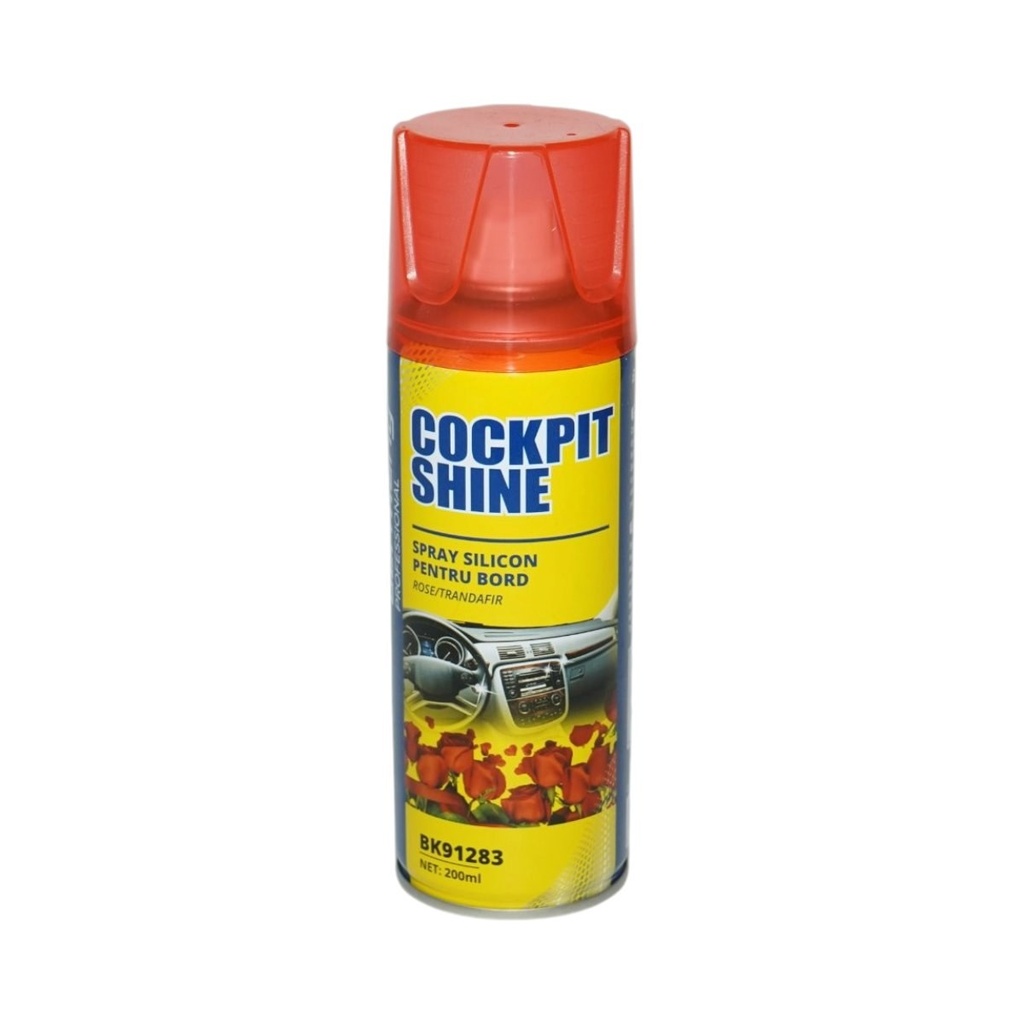 Spray silicon bord antistatic trandafir 200ml