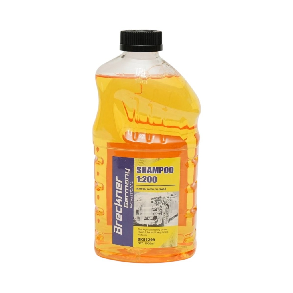 Sampon auto concentrat cu ceara 1:200 portocaliu 1L