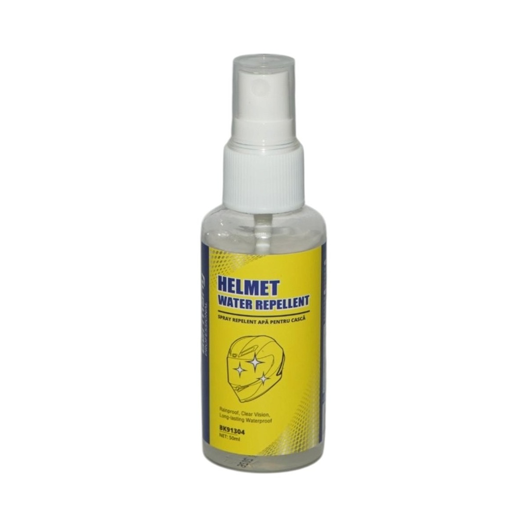 Spray hidrofob repelent apa casca moto, viziera si parbriz Helmet Water Repellent 50ml