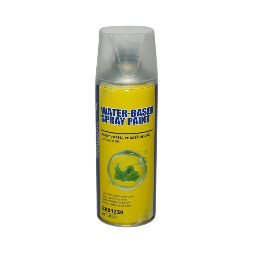 Spray vopsea lac incolor pe baza de apa 450ml