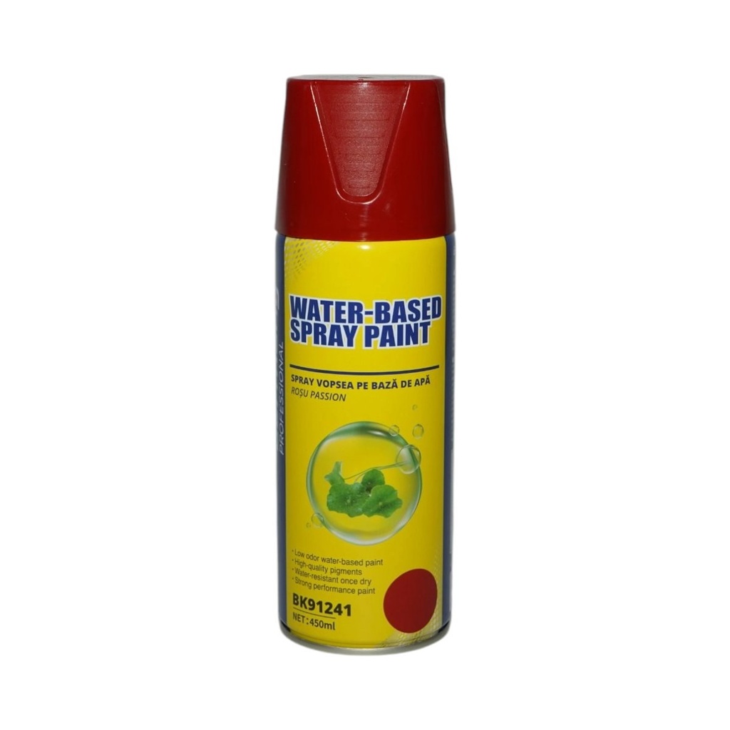 Spray vopsea rosu passion pe baza de apa 450ml