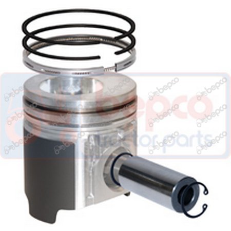 PISTON WITH RINGS Ø 111.76 mm - STD