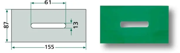 Razuitor (Racleta) din Plastic Kverneland 
