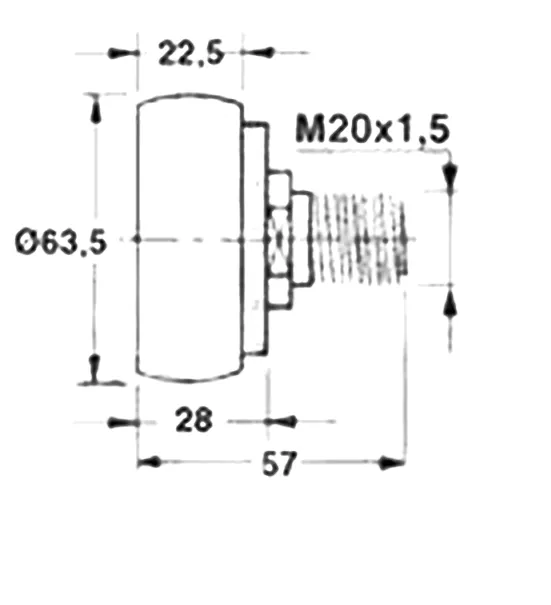 [AMAT1-94492] Rola Piston M20x1,5