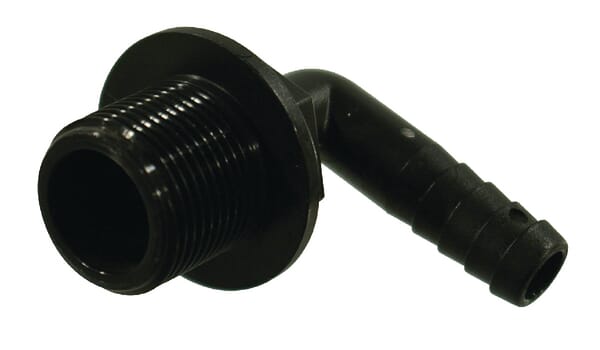 Racord furtun cot 90° 16mm x 3/4" tată