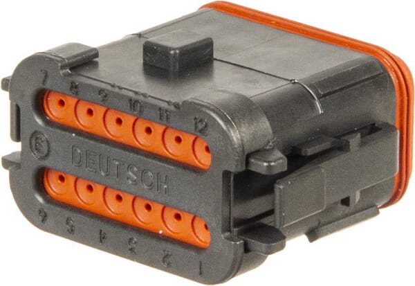 Plug housing 12 P. Fem. DT sch