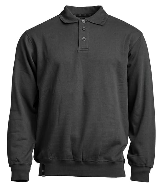 Tricou polo cu mânecă lungă M/40 unisex negru Kramp Original