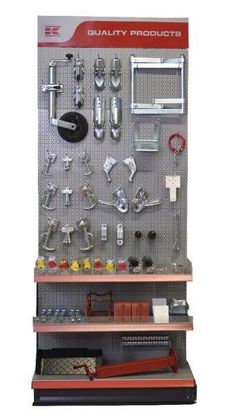 Modul comercial accesorii remorcă și sistem de frânare pneumatică 240x100cm